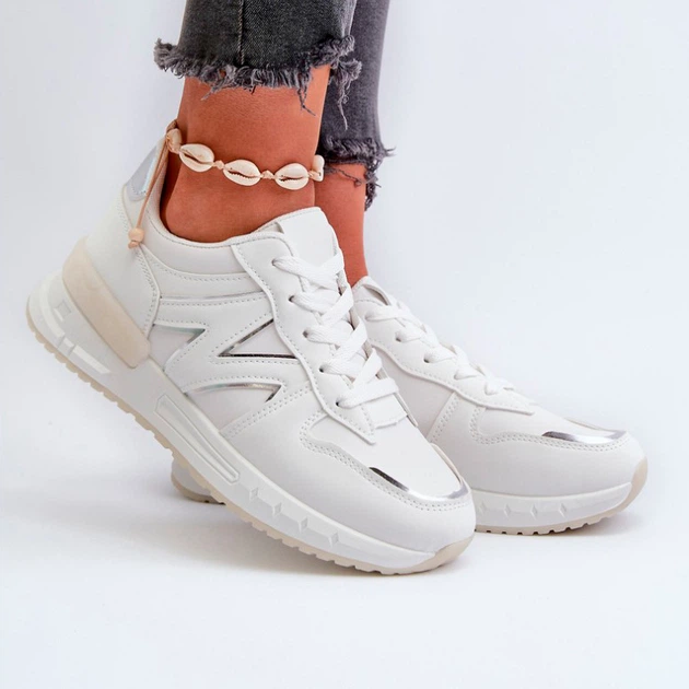 Buty sportowe damskie Kaimans 38 Białe (5905677179323) - obraz 4