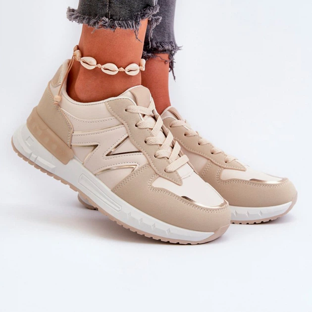 Buty sportowe damskie Kaimans 38 Beżowe (5905677179262) - obraz 5