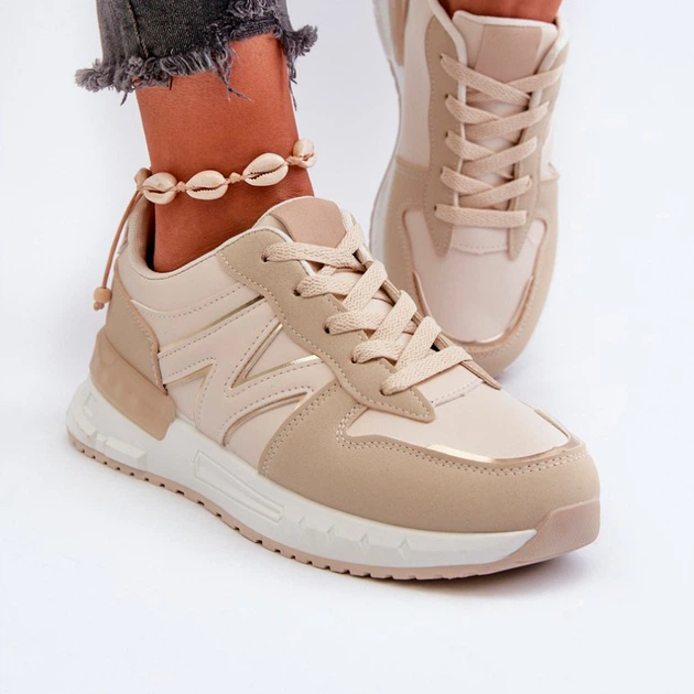 Buty sportowe damskie Kaimans 36 Beżowe (5905677179248) - obraz 4