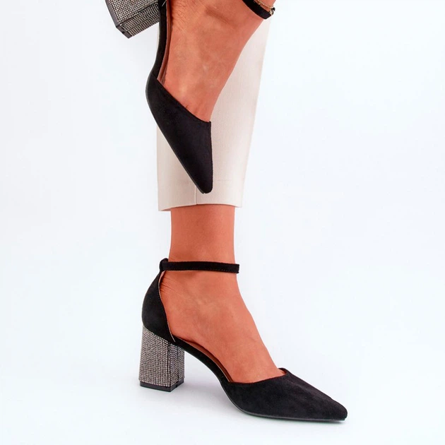 Жіночі босоніжки Anlitela 39 Чорні (5905677175813) - зображення 6