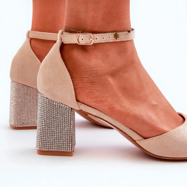 Sandały damskie z zakrytymi palcami Anlitela 37 Beżowe (5905677175738) - obraz 6