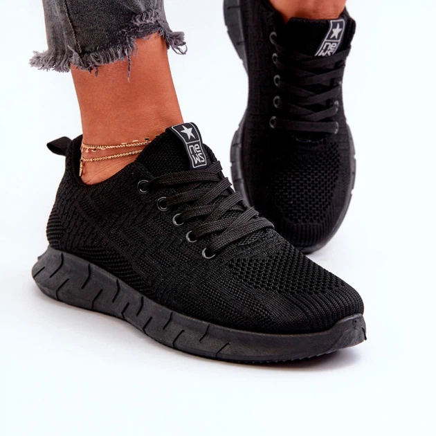 Buty sportowe damskie Kephope 36 Czarne (5905677168600) - obraz 4