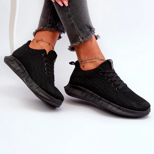 Buty sportowe damskie Kephope 40 Czarne (5905677168648) - obraz 3