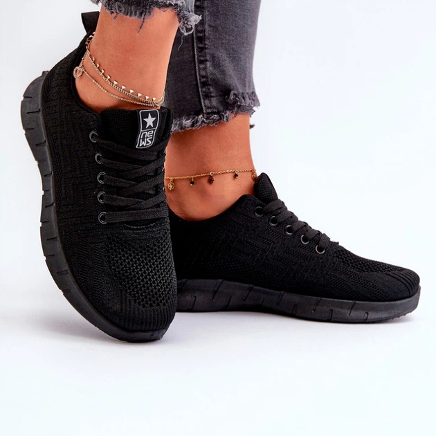 Buty sportowe damskie Kephope 40 Czarne (5905677168648) - obraz 7