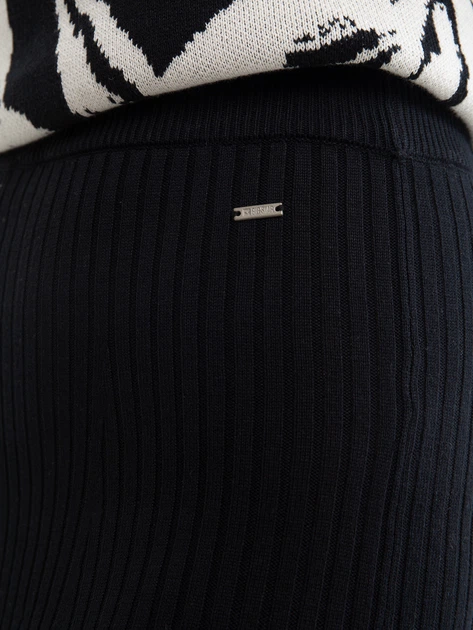 Спідниця міді осіння жіноча Big Star Zizalia 906 L-XL Чорна (5900714768089) - зображення 6