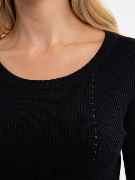 Плаття довге осіннє жіноче Big Star Bodinia 906 M Чорне (5900714777876) - зображення 6