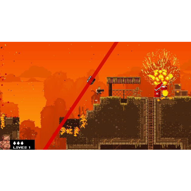 Игра Broforce Deluxe Edition для PS4 (диск Blu-ray) - Фото 2 Игра Broforce Deluxe Edition для PS4 (диск Blu-ray) - изображение 2