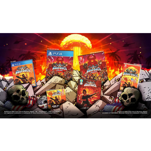 Игра Broforce Deluxe Edition для Nintendo Switch Картридж - изображение 6