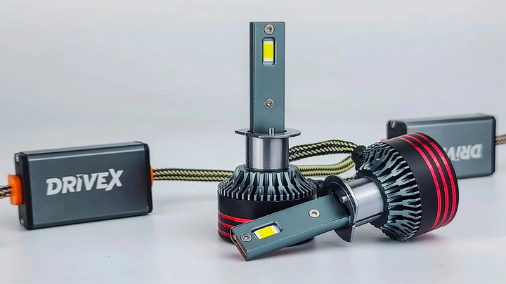 Світлодіодні лампи DriveX FE-01 H1 57W CAN 9-16V 6K (пара) (105450) - изображение 2
