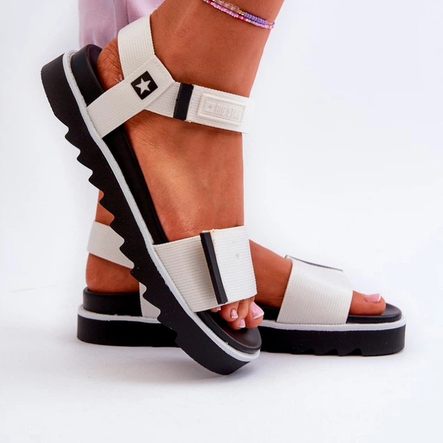 Жіночі сандалії Big Star NN274777 38 Біле (5900714735340) - зображення 7