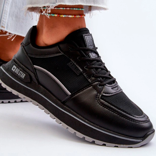 Жіночі кросівки Big Star NN274A090 38 Чорні (5900714755102) - зображення 6