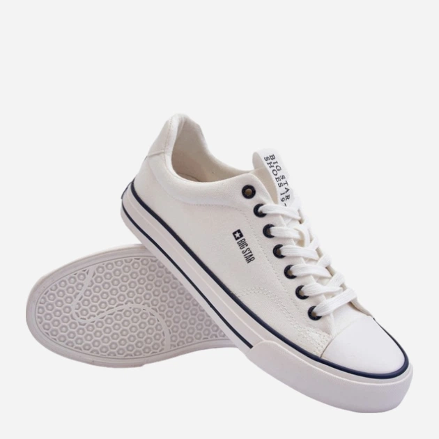 Trampki męskie do kostki Big Star NN174004 45 Białe (5900714750312) - obraz 4