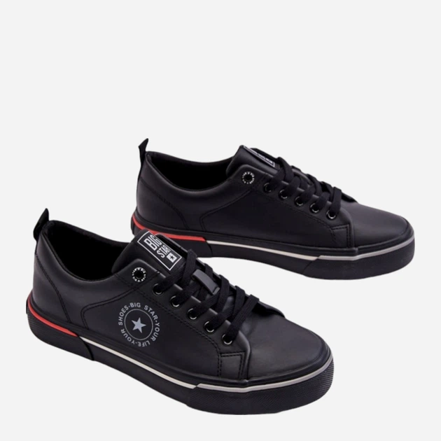 Tenisówki męskie Big Star LL174210 41 Czarne (5900714625313) - obraz 3