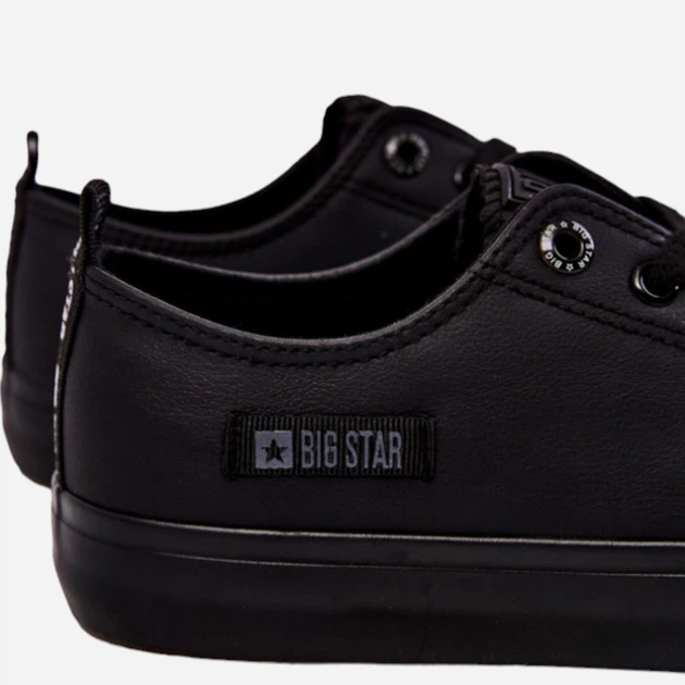 Чоловічі кеди низькі Big Star KK174009 43 Чорні (5900714531508) - зображення 5