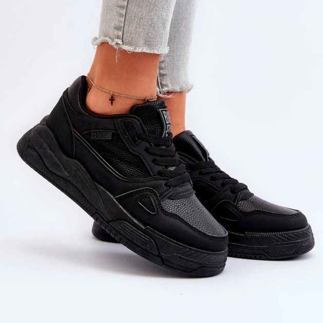 Жіночі снікери Big Star NN274666 41 Чорні (5900714741501) - зображення 4