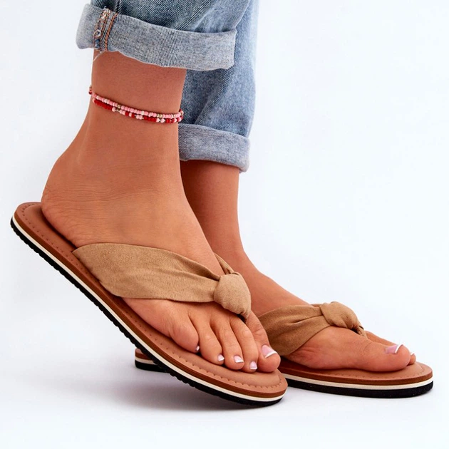 Жіночі в'єтнамки Big Star LL274623 38 Бежеві (5900714632731) - зображення 4