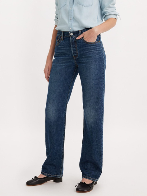 Акція на Джинси Regular Fit жіночі Levi's 501 90\'s Lightweight A8421-0000 25-30 Сині від Rozetka