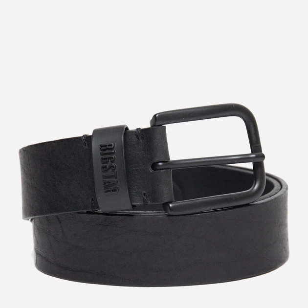 Ремінь чоловічий з натуральної шкіри Big Star Tepi 906 L Чорний (5900714794545) - зображення 1