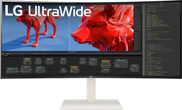 Monitor 37.5" LG UltraWide 38WR85QC-W.AEU - obraz 1