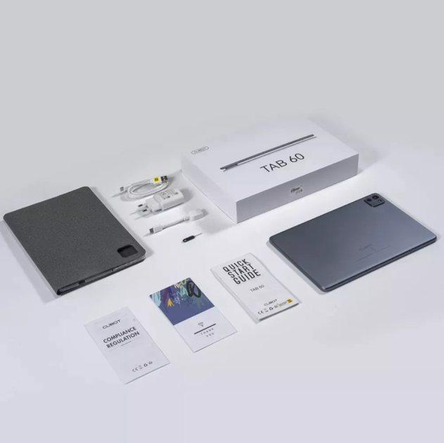 Планшет Cubot TAB 60 4/128Gb IPS10.1 WiFi Grey (Версия с чехлом) - изображение 2