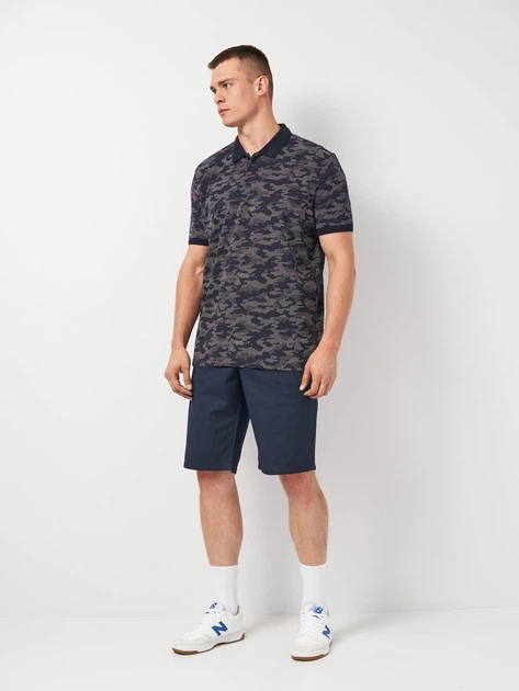 Поло чоловіче DeFacto N6381AZ 2XL Синє (8682446008103) - зображення 3