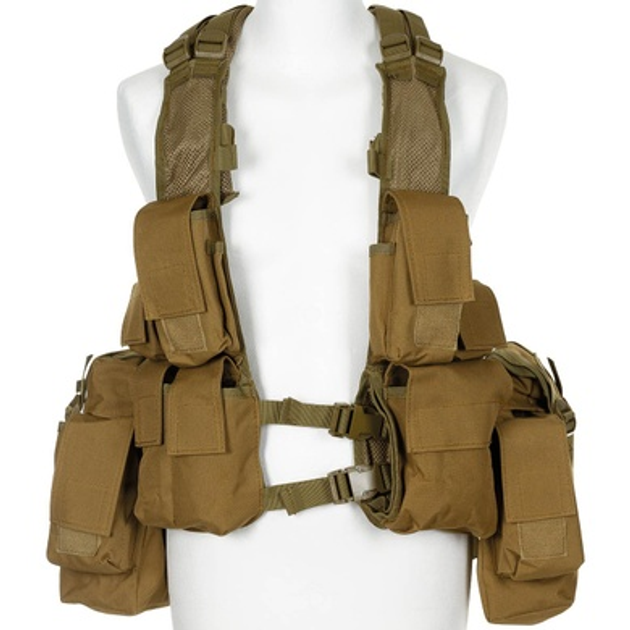 Жилет розвантажувальний MFH Tactical Vest Койот - зображення 1