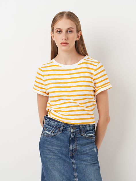 Футболка хлопковая женская Levi's A7247-0016 S Желтая (5401157352052 ...