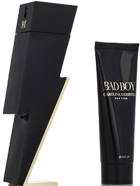 Zestaw prezentowy męski Carolina Herrera Bad Boy Woda Toaletowa 100 ml + Żel pod Prysznic 100 ml (8411061075081)  - obraz 2