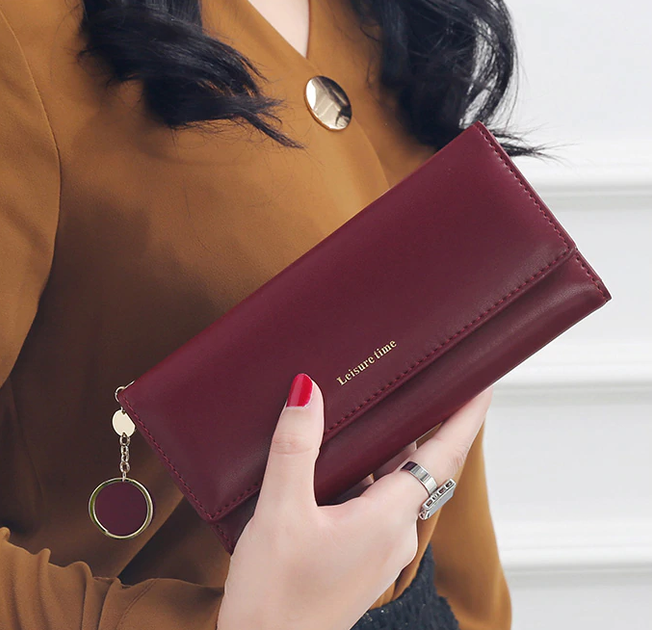Кошелек Fashion 280 женский бордовый - Фото 5 Кошелек Fashion 280 женский бордовый - изображение 5