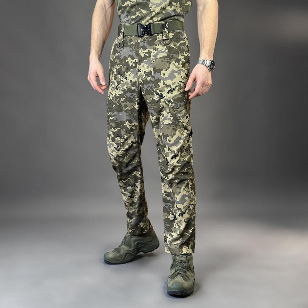 Чоловічі штани карго Pobedov Tactical Soft Waterproof піксель розмір S - зображення 1