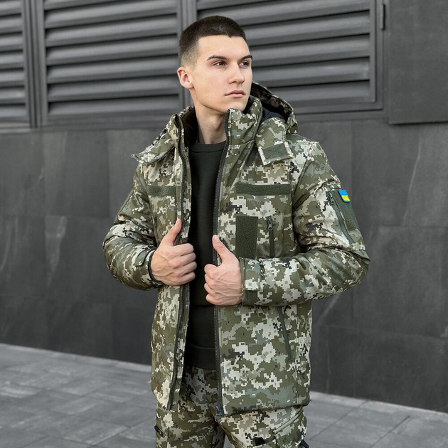 Мужская зимняя куртка Pobedov Winter Jacket Motive + Подарок шеврон размер 3XL - изображение 2