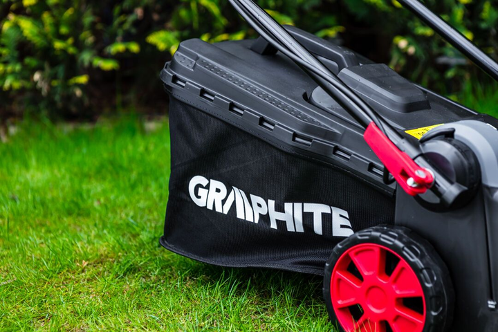 Газонокосарка електрична Graphite 2000 Вт 43 см 45 л 20-70 мм 14 кг 59G475 (5902062082954) - зображення 8