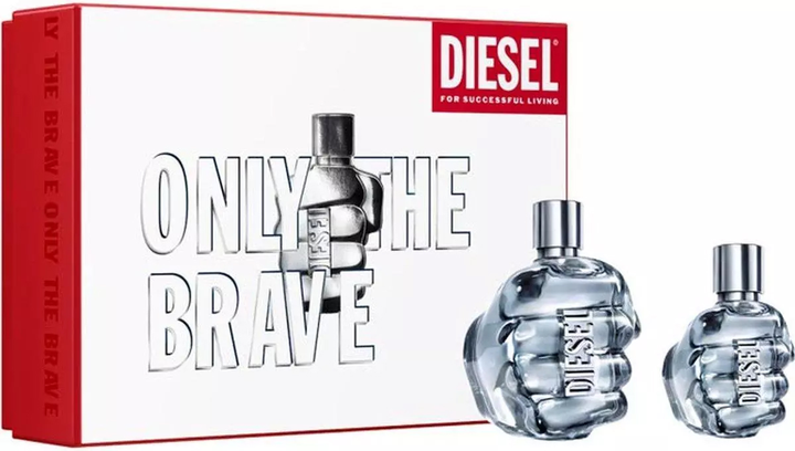 Zestaw Diesel Only the Brave for Man Woda toaletowa 125 ml + Woda toaletowa 35 ml (3614273842990) - obraz 1