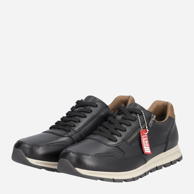 Buty sportowe męskie RIEKER B0504-00 43 (9UK) 28.5 cm Czarne (4061811337347) - obraz 3