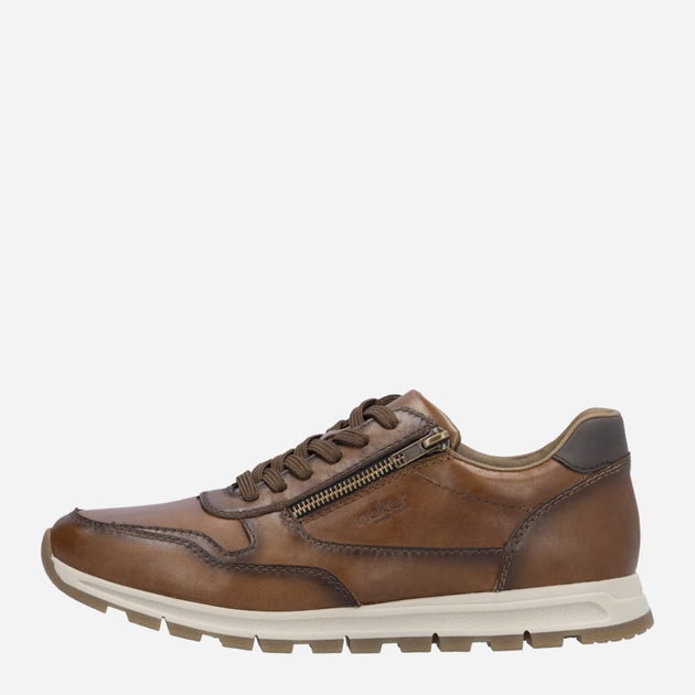 Buty sportowe męskie RIEKER B0504-24 43 (9UK) 28.5 cm Brązowe (4061811337446) - obraz 4