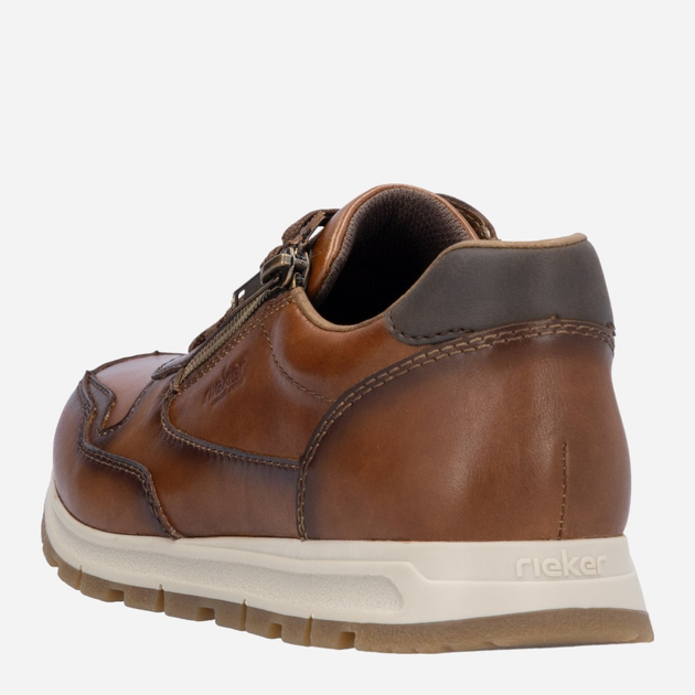 Buty sportowe męskie RIEKER B0504-24 46 (11UK) 30.3 cm Brązowe (4061811337477) - obraz 7