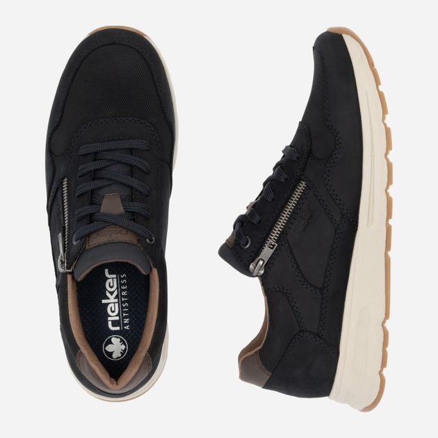 Buty sportowe męskie RIEKER B0701-15 40 (6.5UK) 26.4 cm Granatowe (4061811374687) - obraz 10