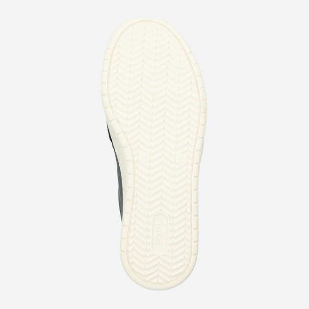 Sneakersy męskie skórzane RIEKER B7806-00 45 (10.5UK) 30 cm Czarne (4061811302369) - obraz 9