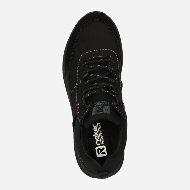 Sneakersy męskie RIEKER U0100-00 41 (7.5UK) 27 cm Czarne (4061811106653) - obraz 8