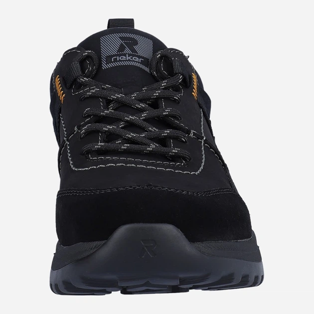 Sneakersy męskie RIEKER U0100-00 45 (10.5UK) 29.3 cm Czarne (4061811106691) - obraz 6