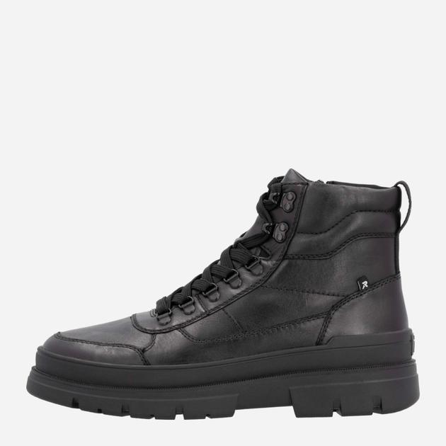 Trapery męskie skórzane RIEKER U1271-00 40 (6.5UK) 26.4 cm Czarne (4061811409402) - obraz 5