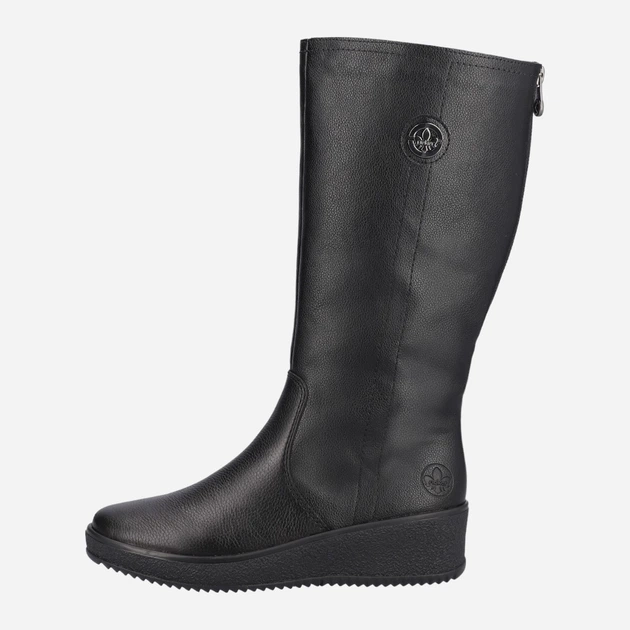 Жіночі зимові чоботи RIEKER Y4470-01 40 (6.5UK) 26 см Чорні (4061811012701) - зображення 4