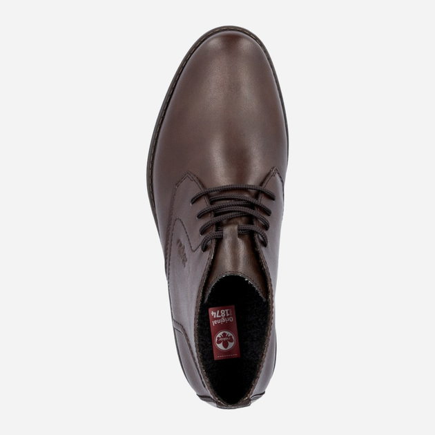 Buty derby męskie RIEKER 10302-25 46 (11UK) 30.3 cm Brązowe (4061811370870) - obraz 8