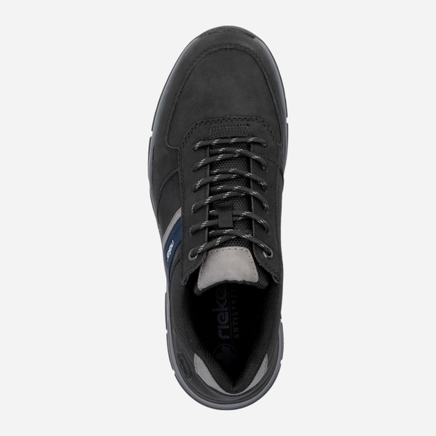 Buty sportowe męskie RIEKER 11211-01 43 (9UK) 28.5 cm Czarne (4061811441754) - obraz 8