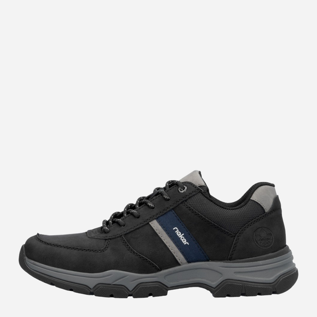 Buty sportowe męskie RIEKER 11211-01 45 (10.5UK) 30 cm Czarne (4061811441778) - obraz 5