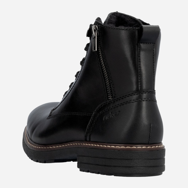 Чоловічі зимові черевики RIEKER 33104-00 45 (10.5UK) 30 см Чорні (4061811659166) - зображення 7