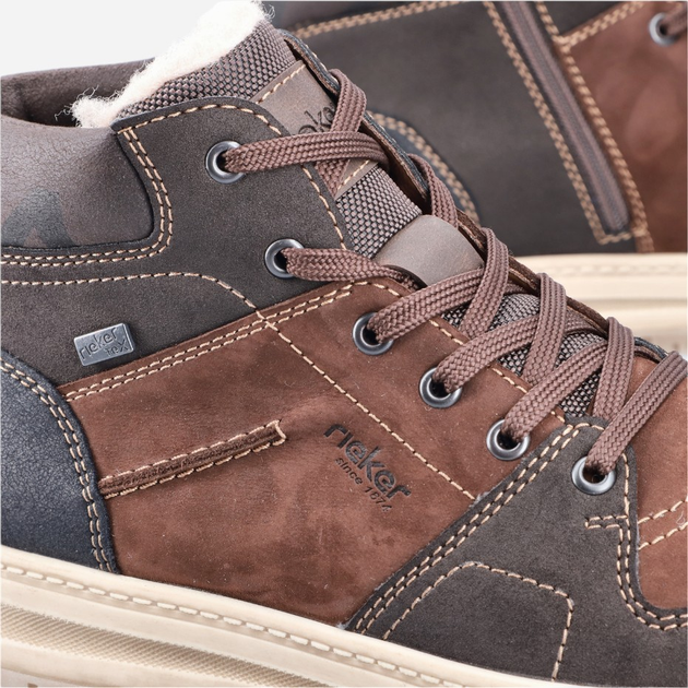Чоловічі зимові черевики RIEKER 38540-25 45 (10.5UK) 30 см Коричневі (4061811664658) - зображення 10