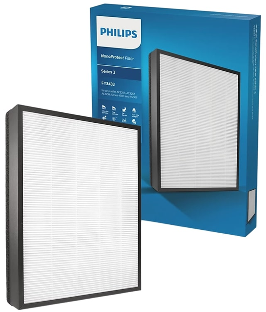 Filtr do oczyszczacza Philips NanoProtect HEPA FY3433/10 (8710103771364) - obraz 2