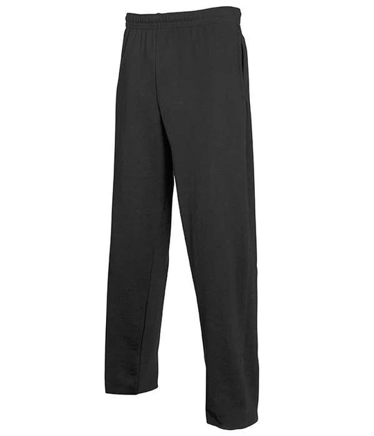 Fruit of the Loom Open Hem Lichtgewicht sportbroek voor heren, grijs (heather grey), XL