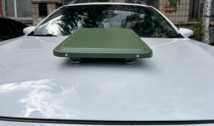 Автомобільна версія Starlink Internet Satellite Dish Kit V2 , вологозахищений корпус на магнітах для автомобіля, оливкового кольору - зображення 3